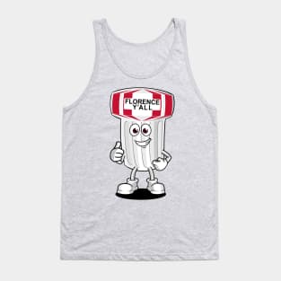 Florence Y'all Water Tower Mascot Tank Top